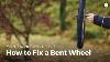 How To Fix A Bent Wheel Rim Bike Repair