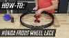 How To Lace A Honda Motorcycle Wheel