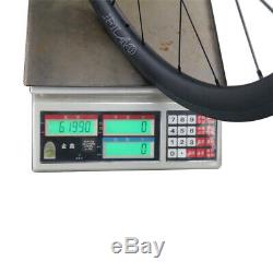 ICAN FL40 Carbon Road Bike Wheelset Sapim CX-Ray Spoke Clincher Tubeless Ready