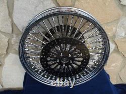 KCINT BLACK SUPER SPOKE FRONT BRAKE ROTOR 3PC WithROTOR BOLTS HARLEY 2008-13