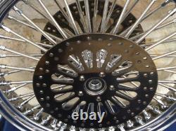 KCINT BLACK SUPER SPOKE FRONT BRAKE ROTOR 3PC WithROTOR BOLTS HARLEY 2008-13