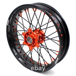 KKE 17'' CNC Super-moto Wheels Fit KTM EXC XC SXF 250 300 450 500 2003-2024 Moto