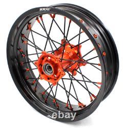 KKE 17'' CNC Super-moto Wheels Fit KTM EXC XC SXF 250 300 450 500 2003-2024 Moto