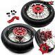 Kke 17 Cush Drive Wheels Tires For Honda Xr650l 1993-2024 Supermoto Rims Set