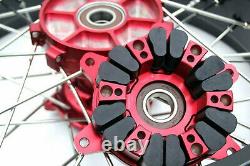 KKE 17 CUSH Drive Wheels Tires For Honda XR650L 1993-2024 Supermoto Rims Set