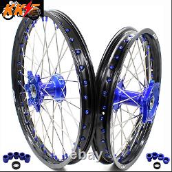 KKE 21/18 Cast Wheels For Yamaha YZ125 YZ250 99-2021 YZ250F 450F 03-2020 Rim Set