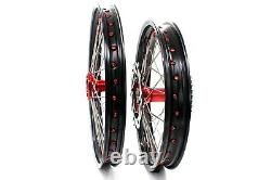 KKE 21/18 Casting Enduro Wheels Set For HONDA XR650R 2000-2008 Rear 240mm Discs