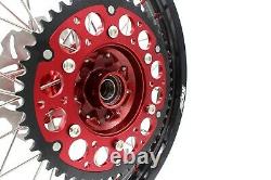 KKE 21/18 Casting Enduro Wheels Set For HONDA XR650R 2000-2008 Rear 240mm Discs