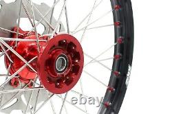 KKE 21/18 Casting Enduro Wheels Set For HONDA XR650R 2000-2008 Rear 240mm Discs