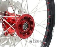 KKE 21/18 Casting Wheels Set For HONDA CR125R 1995-1997 CR250R 1996 CR500R 96-01