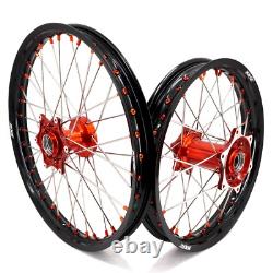 KKE 21 18 Dirt Bike Cast Wheels Rims For KTM EXC SXF XCF 250 300 450 2003-2024