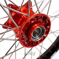 KKE 21 18 Dirt Bike Cast Wheels Rims For KTM EXC SXF XCF 250 300 450 2003-2024