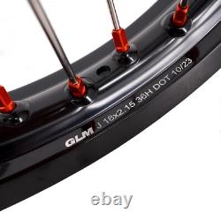 KKE 21 18 Dirt Bike Cast Wheels Rims For KTM EXC SXF XCF 250 300 450 2003-2024