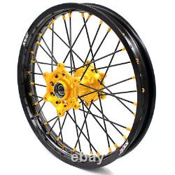 KKE 21/18 Enduro Wheels For SUZUKI RM125 2001-2007 RM250 2001-2008 Gold Black