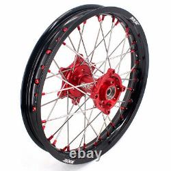 KKE 21/18 OEM Size For Honda XR650L 1993-2021 Enduro Wheels Rim CNC Red Hubs Set