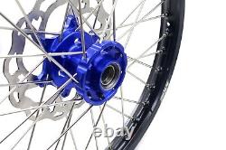 KKE 21/18 Spoked Enduro Wheels Set For TE TC FE FC 125 250 350 450 510 Blue Hub