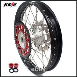 KKE 21/19 Cast Hubs Aluminum Wheels for Honda CRF250R 2004-2013 CRF450R 2002