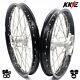 Kke 21/19 Cast Wheels For Honda Crf250r 04-13 Crf450r 2002-12 Mx Dirt Bike Rims