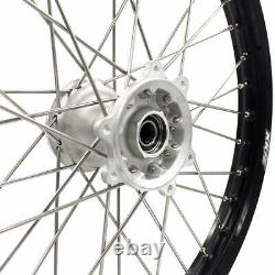 KKE 21/19 Casting MX Dirt Bikes Wheels Rim Set For HONDA CR125R CR250R 2002-2013