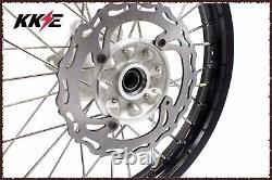KKE 21/19 Casting Wheels Set For HONDA CR125R 1998-2001 CR250R 97-01 Discs 240mm