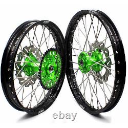 KKE 21 19 Dirtbike For KAWASAKI KX125 KX250 2003 2004 2005 Spoke Wheels Rims