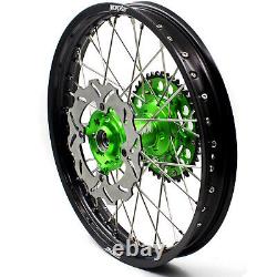 KKE 21 19 Dirtbike For KAWASAKI KX125 KX250 2003 2004 2005 Spoke Wheels Rims