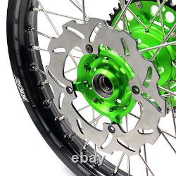 KKE 21 19 Dirtbike For KAWASAKI KX125 KX250 2003 2004 2005 Spoke Wheels Rims