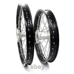 KKE 21/19 MX Cast Wheels Rims For HONDA CR125R 250R 2002-2013 CRF250R 450R 04-12