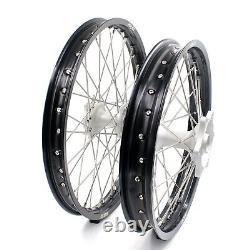 KKE 21/19 MX Cast Wheels Rims For HONDA CR125R 250R 2002-2013 CRF250R 450R 04-12