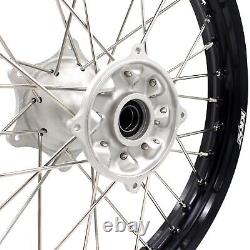 KKE 21/19 MX Cast Wheels Rims For HONDA CR125R 250R 2002-2013 CRF250R 450R 04-12