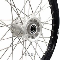 KKE 21/19 MX Cast Wheels Rims For HONDA CR125R 250R 2002-2013 CRF250R 450R 04-12