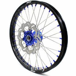 KKE 21/19 MX Casting Wheels Rims Fit YAMAHA YZ250F 2001-2015 YZ450F 2003 YZ125