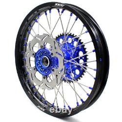 KKE 21/19 MX Casting Wheels Rims Fit YAMAHA YZ250F 2001-2015 YZ450F 2003 YZ125