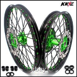 KKE 21/19 MX Rims for Kawasaki KX125 KX250 1993-2002 Racing Wheels CNC Hubs Disc