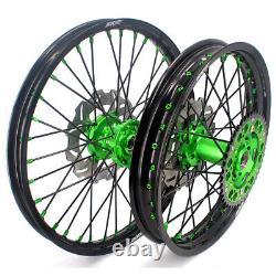 KKE 21/19 MX Rims for Kawasaki KX125 KX250 1993-2002 Racing Wheels CNC Hubs Disc