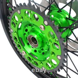 KKE 21/19 MX Rims for Kawasaki KX125 KX250 1993-2002 Racing Wheels CNC Hubs Disc