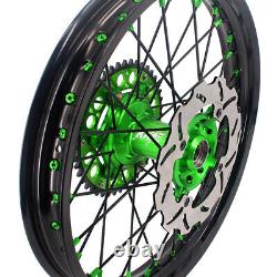 KKE 21/19 MX Rims for Kawasaki KX125 KX250 1993-2002 Racing Wheels CNC Hubs Disc