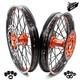 Kke 21 19 Mx Spoked Wheels Rim Set Fit Ktm 125-530cc 2003-2024 Exc Excf Sx Sxf