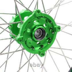 KKE 21/19 MX Wheels Rims for Kawasaki KX250F KX450F 2006-2021 KX450 19-2023 Hubs