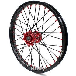 KKE 21/19 Spoked MX Dirtbike Wheels Rims Set For HONDA CR125R CR250R 2002-2013