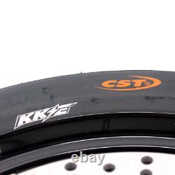 KKE 3.5/4.2517In For Honda XR650L 1993-2022 Supermoto Wheels Rims CST Tires Kit