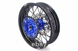 KKE 3.5 & 4.2517 Supermoto Spoke Wheels Rims Fit YAMAHA WR250F WR450F 2003-2018