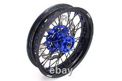 KKE 3.5 & 4.2517 Supermoto Spoke Wheels Rims Fit YAMAHA WR250F WR450F 2003-2018