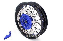 KKE 3.5 & 4.2517 Supermoto Spoke Wheels Rims Fit YAMAHA WR250F WR450F 2003-2018