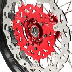 KKE 3.5/4.2517'' Supermoto Wheels for Honda CRF 250R 14-22 450R 13-22 CRF450L