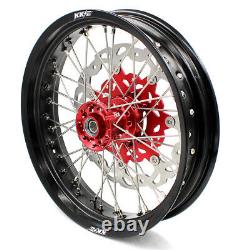 KKE 3.5/4.2517'' Supermoto Wheels for Honda CRF 250R 14-22 450R 13-22 CRF450L