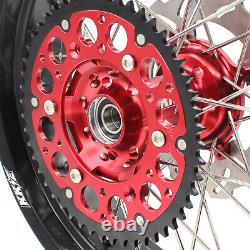 KKE 3.5/4.2517'' Supermoto Wheels for Honda CRF 250R 14-22 450R 13-22 CRF450L