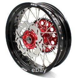 KKE 3.5/4.2517'' Supermoto Wheels for Honda CRF 250R 14-22 450R 13-22 CRF450L