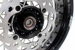 KKE 3.5/4.25 Supermoto Cush Drive Spoked Wheels Set For SUZUKI DR650SE 1996-2022