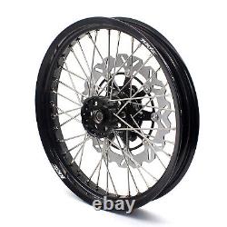 KKE 3.5/4.25 Supermoto Cush Drive Spoked Wheels Set For SUZUKI DR650SE 1996-2022